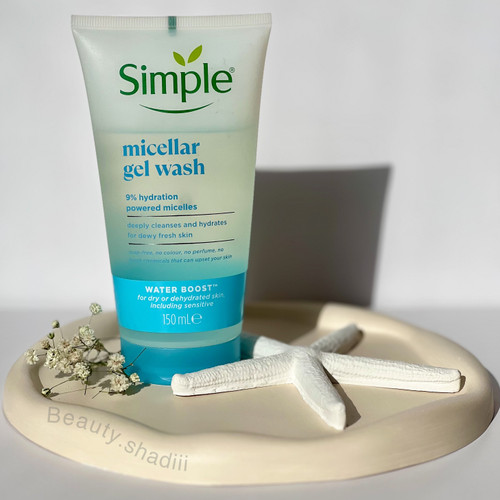 ژل شستوشوی صورت سیمپل سری MICELLAR مدل WATER BOOST حجم 150 میلیلیتر