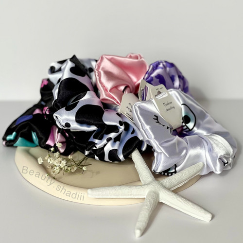 کش مو زنانه مدل اسکرانچی ساتن