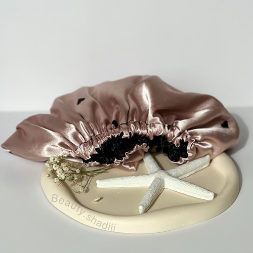 کلاه خواب دورو زنانه طرح قلب