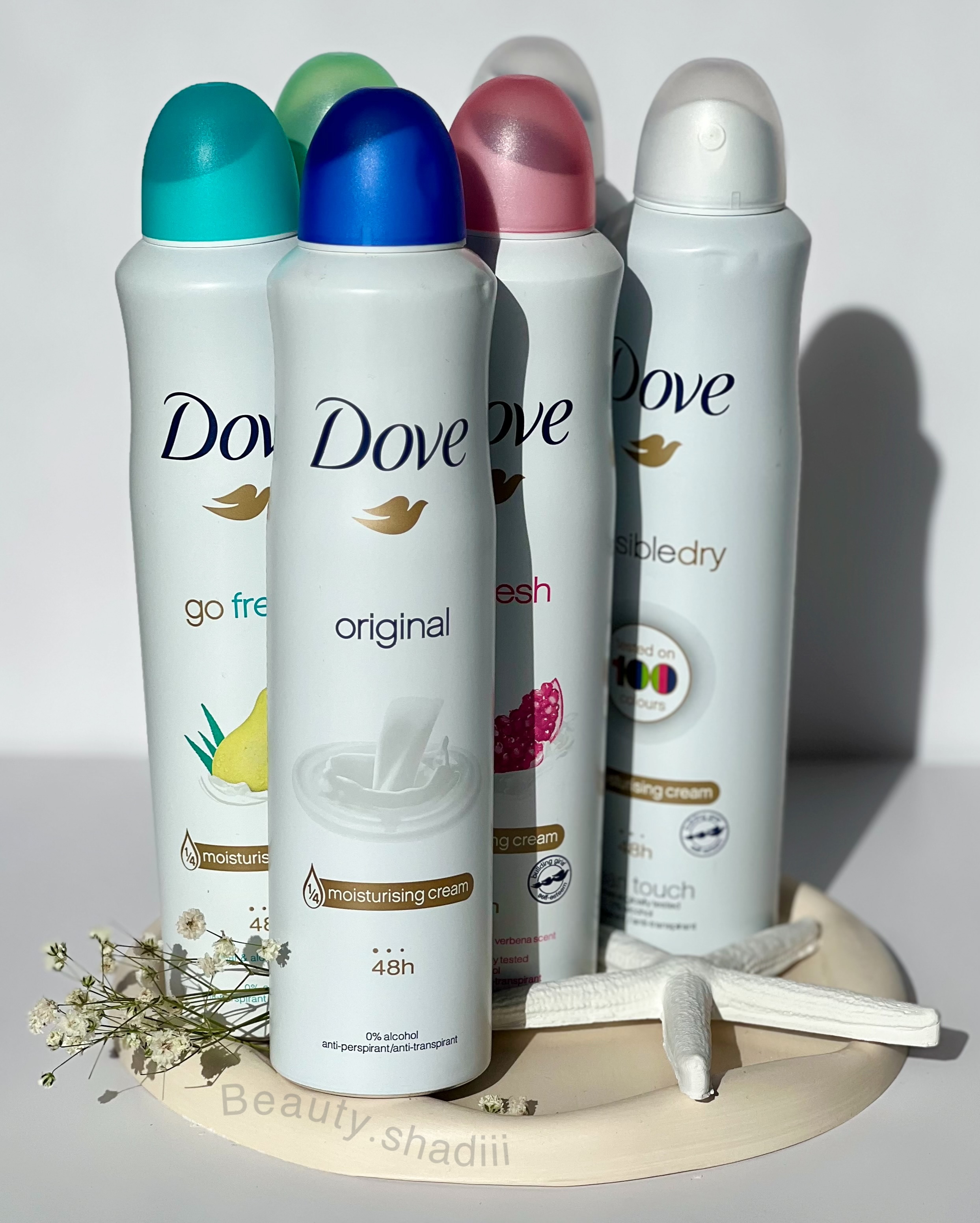 اسپری ضد تعریق زنانه داو در 6 مدل حجم 250 میلی لیتر