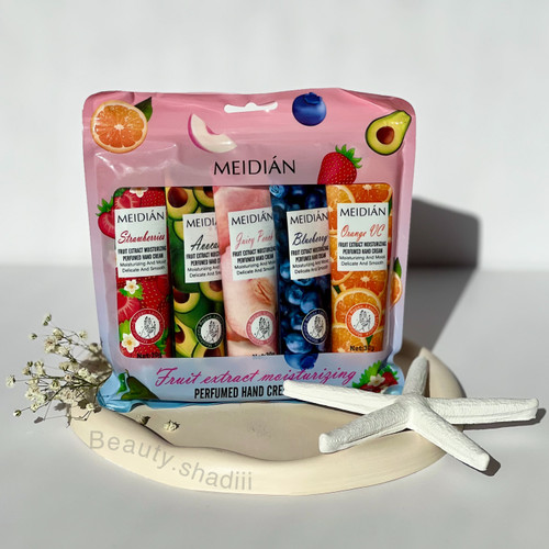 کرم مرطوب کننده دست معطر مدل میوه ای MEIDIAN حجم 30 گرم