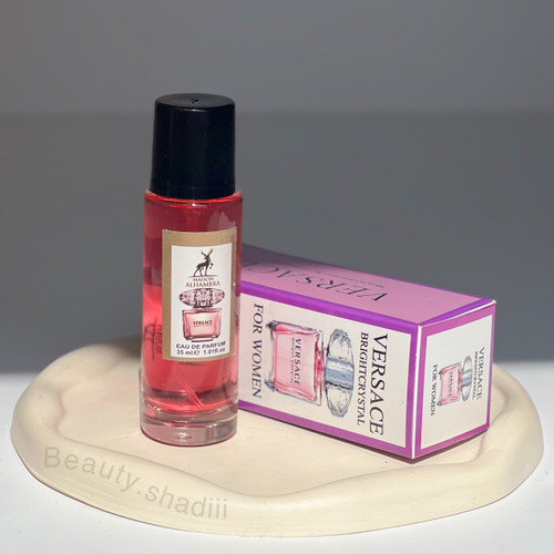 ادکلن زنانه الحمبرا مدل ورساچه برایت کریستال حجم 35 میلی لیتر
