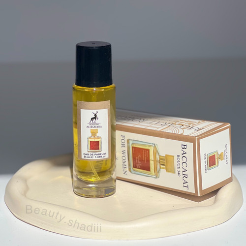 ادکلن زنانه الحمبرا مدل باکارات رژ حجم 35 میلی لیتر